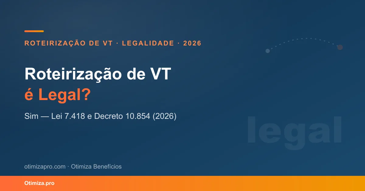 Afinal, a Roteirização de Vale-Transporte é legal? O que a lei realmente diz