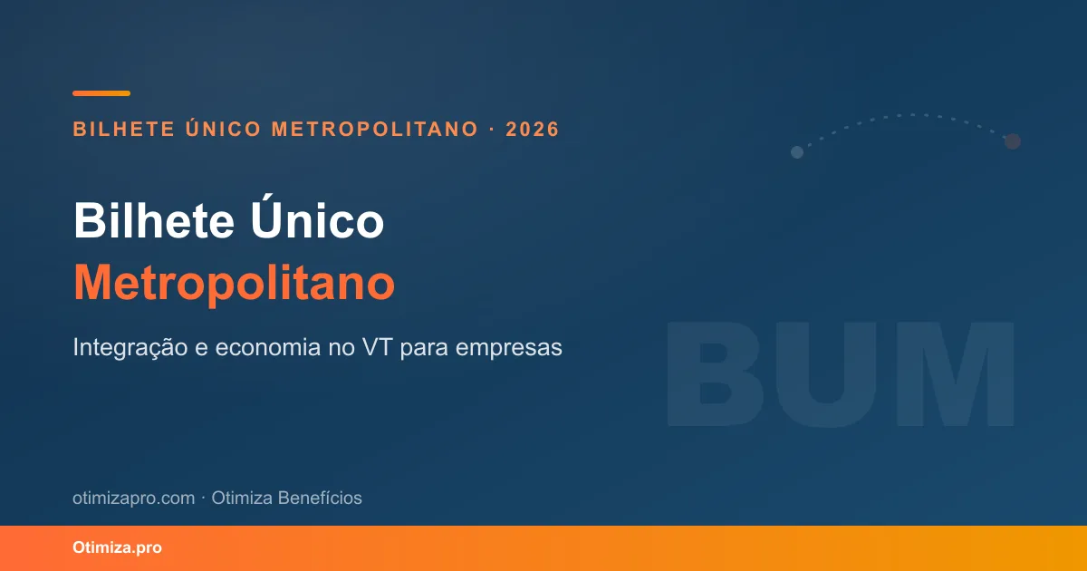 Bilhete unico metropolitano