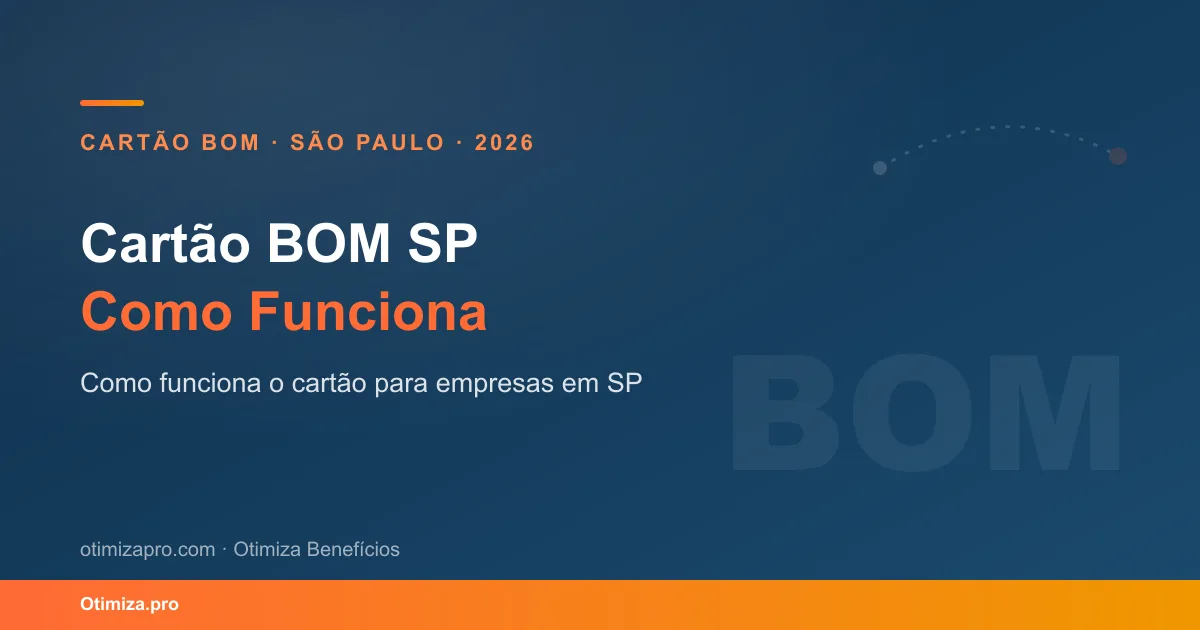 Cartao BOM SP