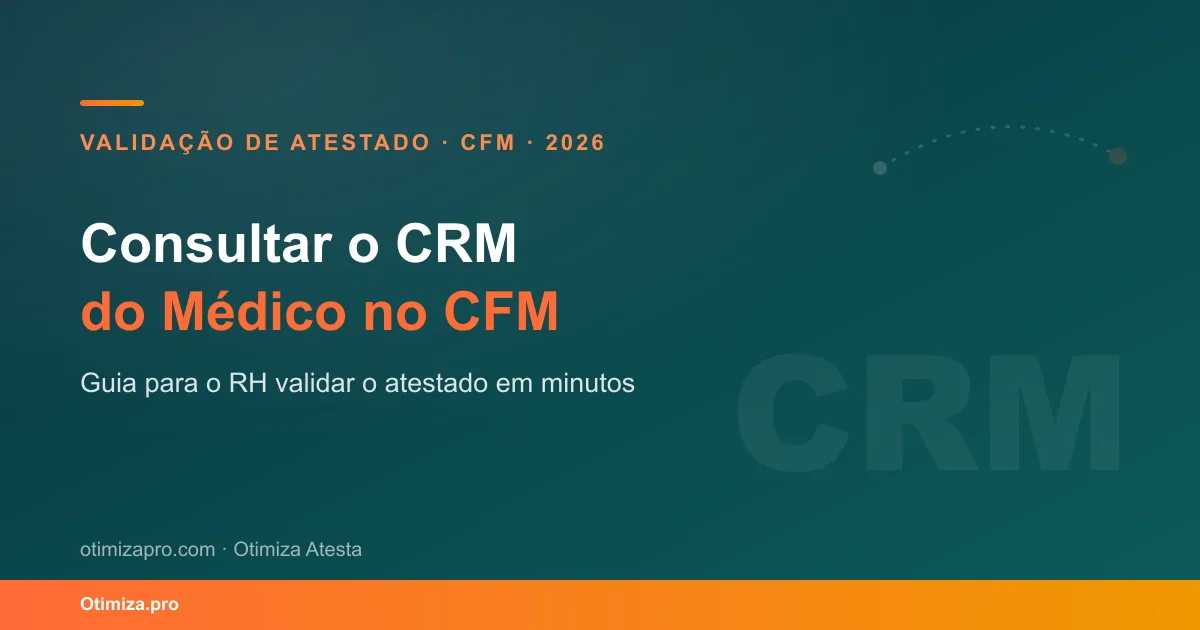 Como Consultar o CRM de um Medico no CFM: Guia Completo para RH