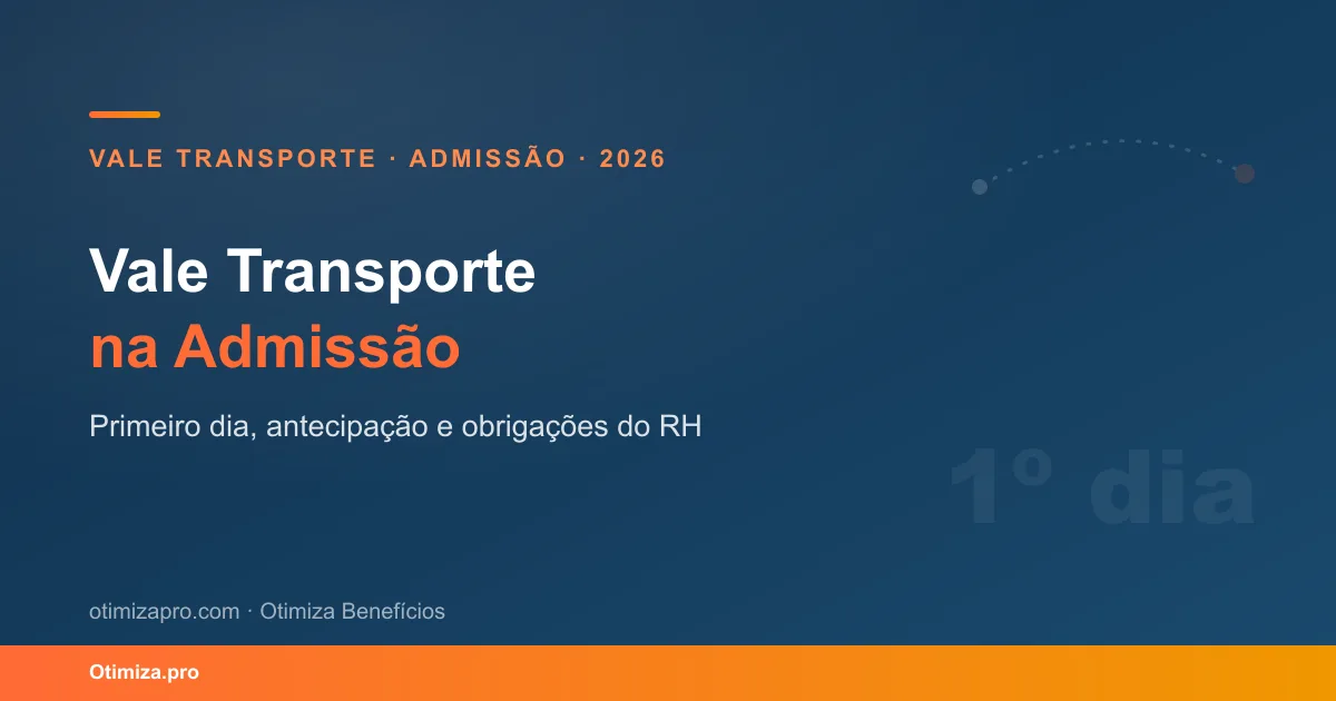 Vale transporte na admissao