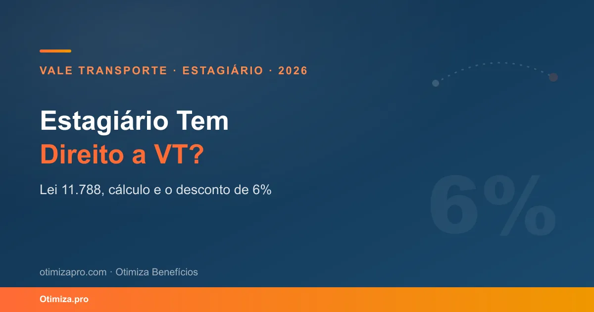 Vale Transporte para Estagiario
