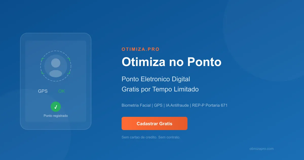 Otimiza no Ponto - Ponto eletronico digital gratuito por tempo limitado